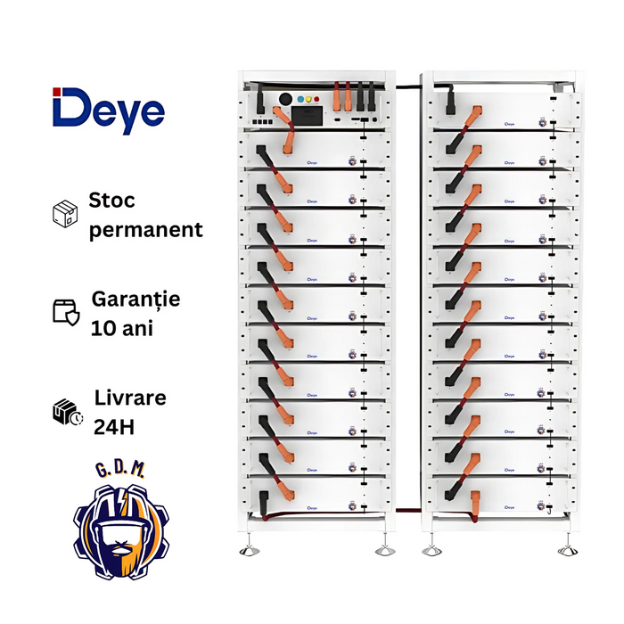 Sistem Stocare Deye BOS-A HV 53.8Kwh IP20