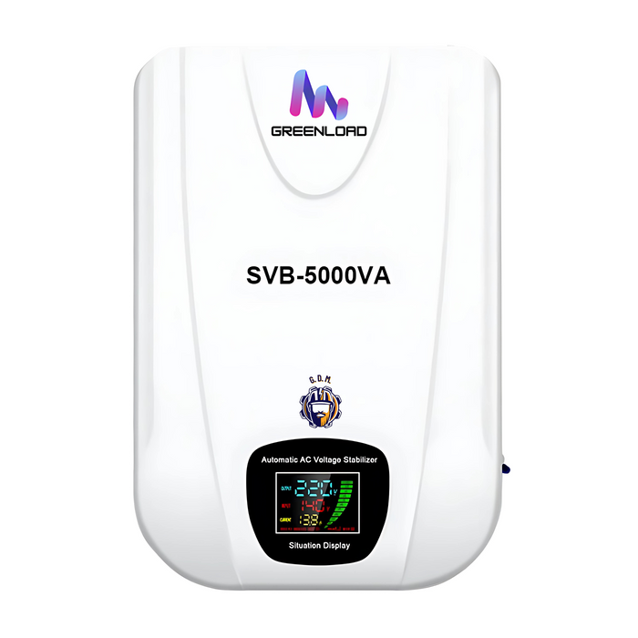 Stabilizator de Tensiune Automat SVB-5000VA | Servo Motor, Afișaj Digital, 5000W, 220V