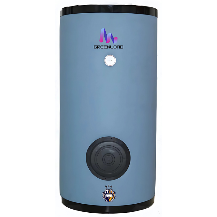 Boiler pentru pompa de caldura GREENLOAD HP BOT 300 LT 1S montaj pe sol, izolatie termica, manta de protectie , flansa de vizitare