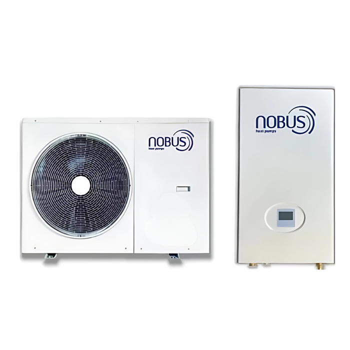Pompe de căldură aer-apă NOBUS R32 Split 6kW–16kW | Monofazat & Trifazat | Încălzire Eficientă pentru Locuințe
