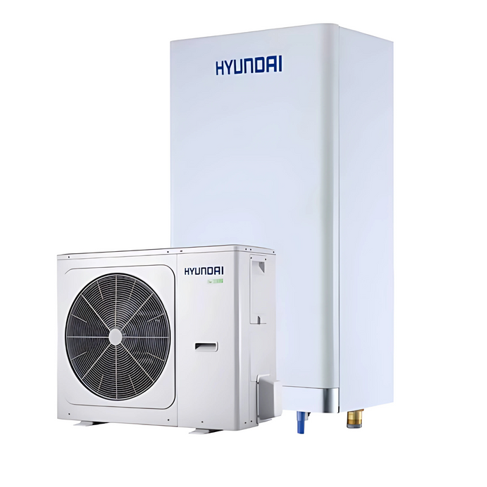 Pompa de căldură HYUNDAI aer-apă R32 SPLIT 6kW-16kW monofazat / trifazat