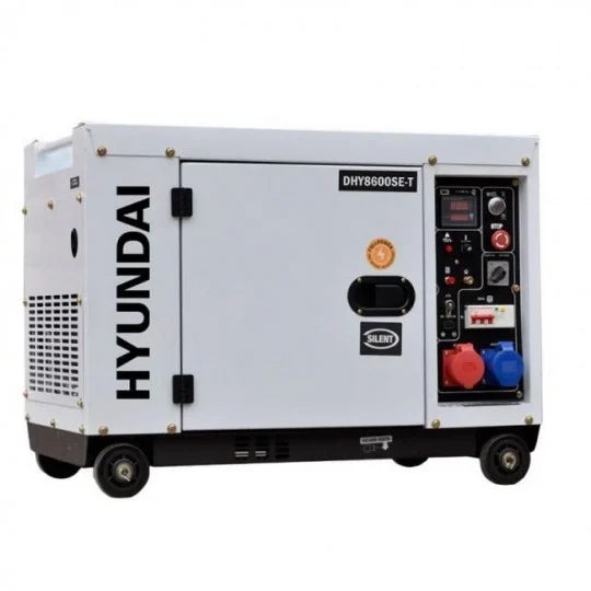 Generator de curent trifazat diesel HYUNDAI DHY8600SE-T + Automatizare ATS12-3P