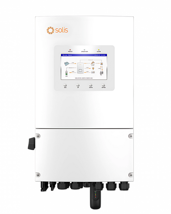 Invertor hibrid monofazat Solis S6-EH1P5K-L-PLUS 5kW – On-Grid/Off-Grid cu stocare, MPPT dublu, protecție AFCI și monitorizare Wi-Fi
