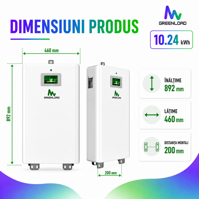 Greenload Wall-mounted POWER PRO G10 LFP10.24kWh