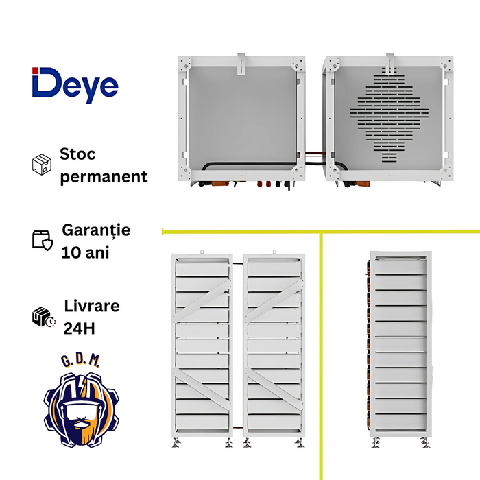 Sistem Stocare Deye BOS-A HV 53.8Kwh IP20