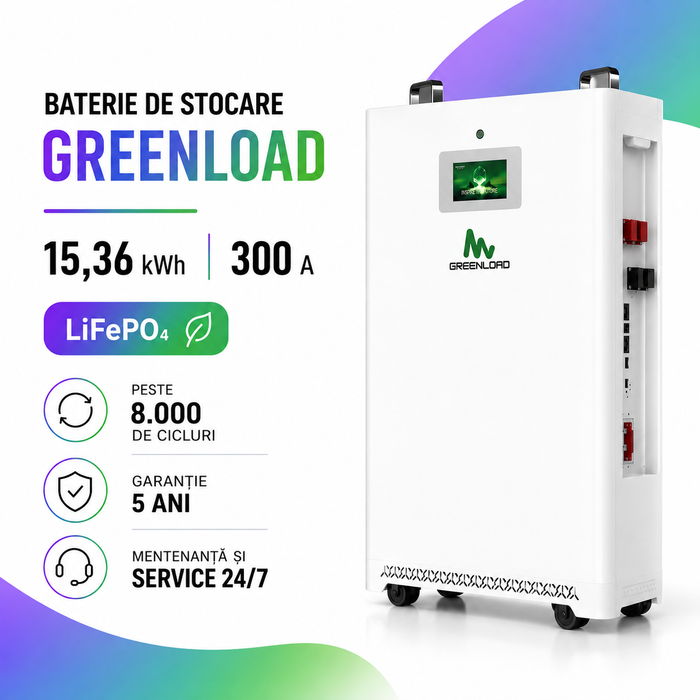 Greenload Floor-mounted POWER PLUS G15 LFP 15.36kWh