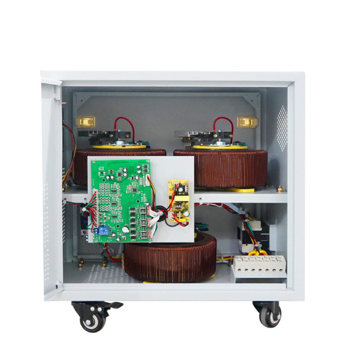 Stabilizator Tensiune Trifazat TNS6-15KVA | 380V, Reglare Automată, Servo Motor, Afișaj Digital