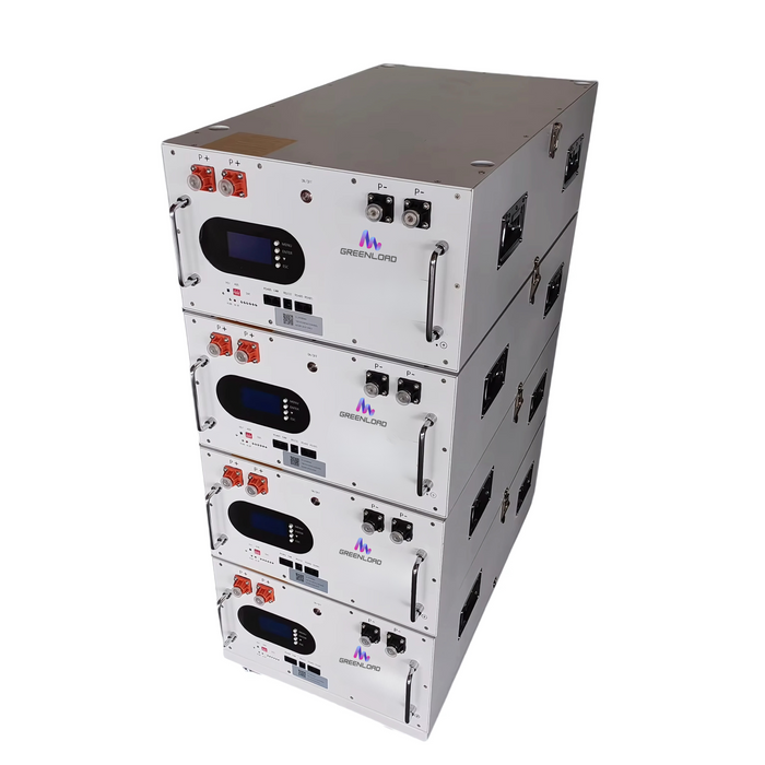 Baterie GreenLoad LiFePO₄ 51.2V 300Ah – Modul stocabil 15kWh-45kWh cu BMS integrat, pentru stocare energie fotovoltaică